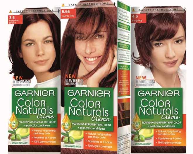 Garnier color naturals палитра цветов по номерам фото