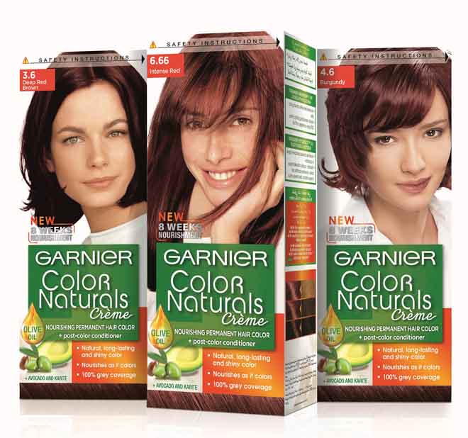 Гарнье краска для волос — Garnier Color Naturals — палитра цветов