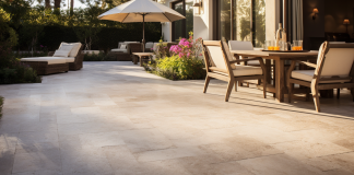 Применение травертина в современном ландшафтном дизайне