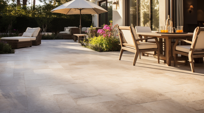 Применение травертина в современном ландшафтном дизайне